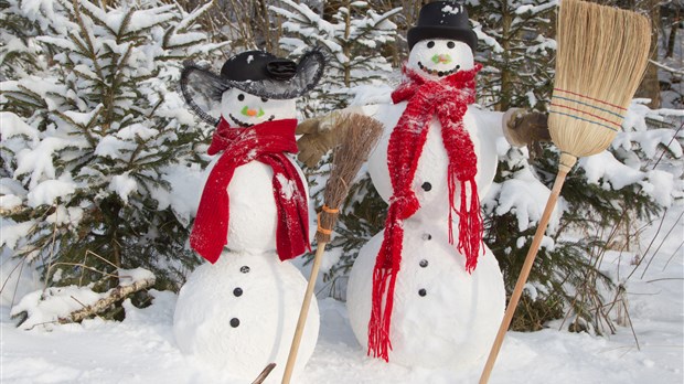 Qui fera le plus beau bonhomme de neige ?